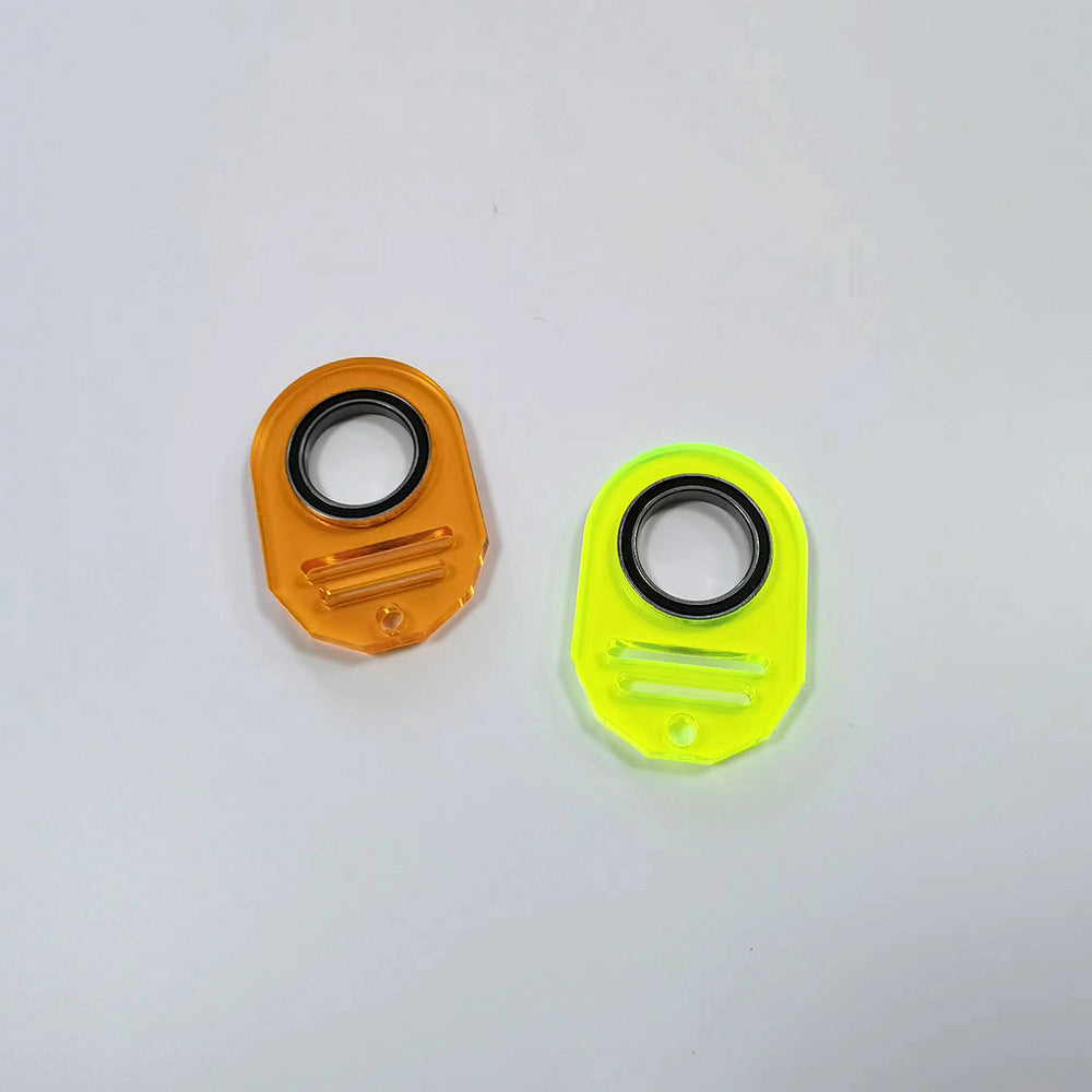 ACRYLIC ACRYLIC ACRYLIC ACRYLECHE FIDGET Spinner Keychain