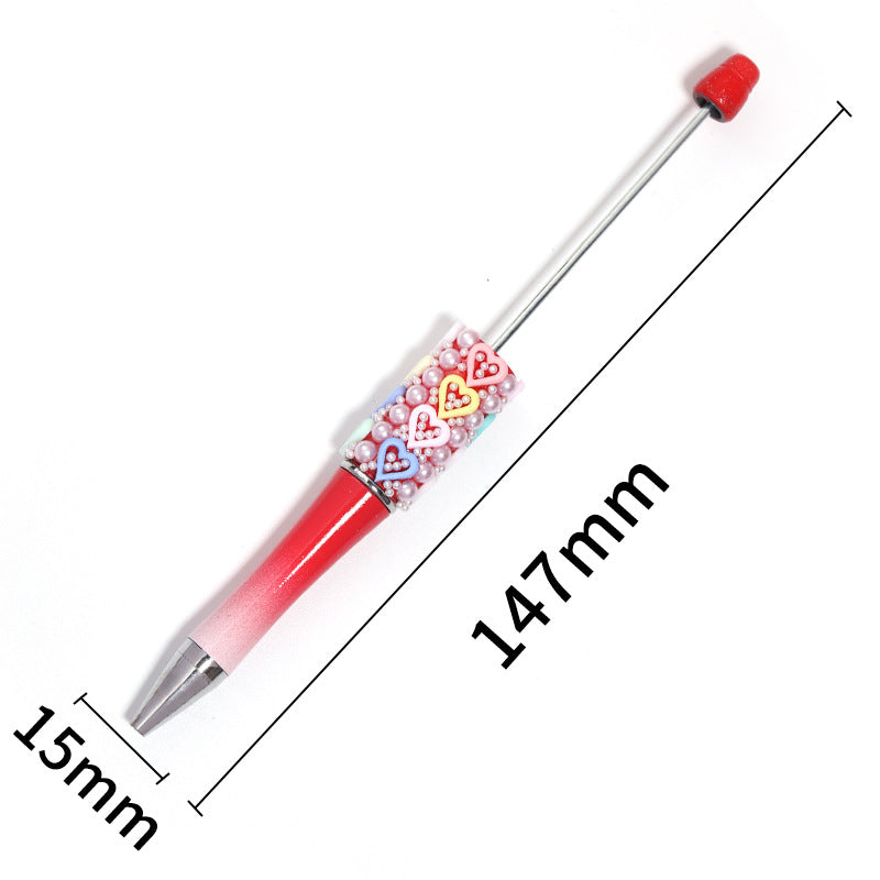 Wholesale 5pcs Beadable Pen Dopamine Pearl Love Pens