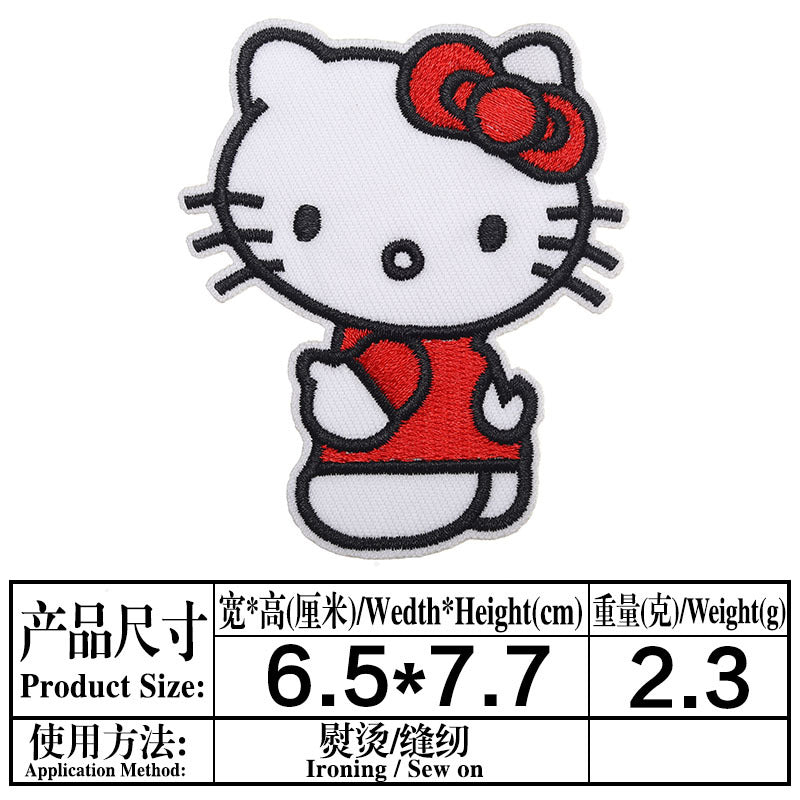 Wholesale DIY patchs cute cat patch children' s clothing bag OLY Exclusive