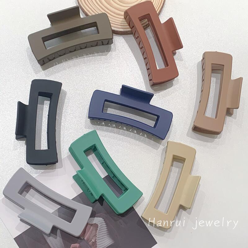 Wholesale Back Head Square Frosted Large Women's Elegant Bath Hair Clip