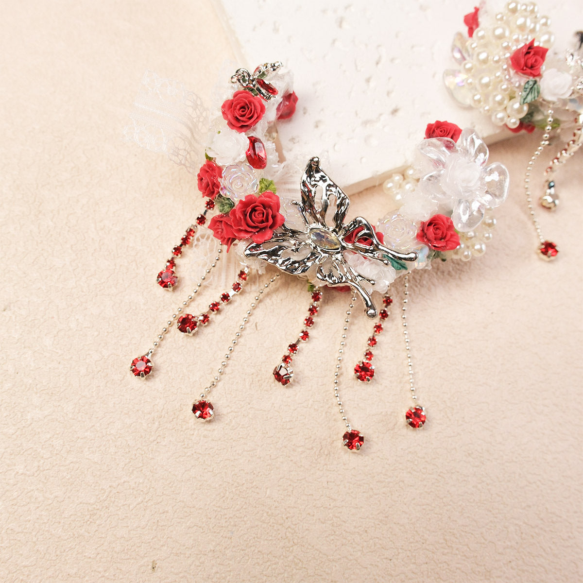 Wholesale Rose Moon Nepalese Wearable Handmade Chain Bag Hanging Beads