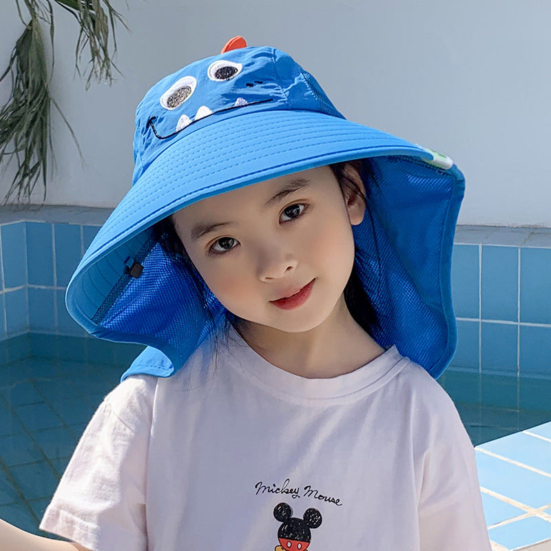 Wholesale Polyester Kids Summer Sun Protection Bucket Hat