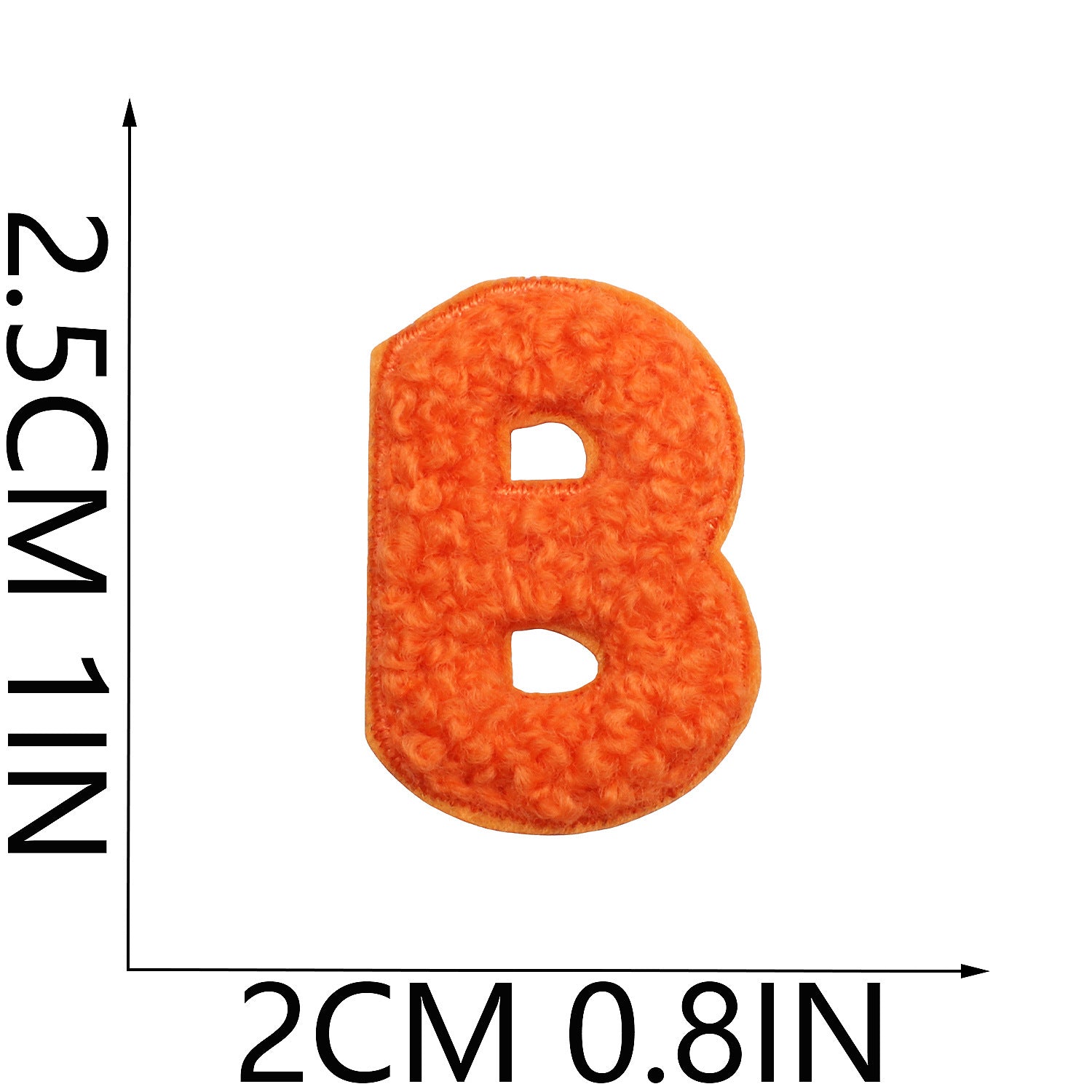 Wholesale Trendy Chenille Embroidered Alphabet Number Patches Iron On DIY Decorative Accessory For Clothing Bags Boutique Resale