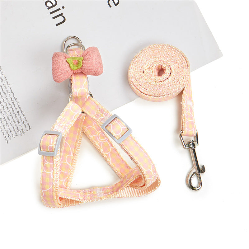 Wholesale Daisy Bow Cat Harness Leash