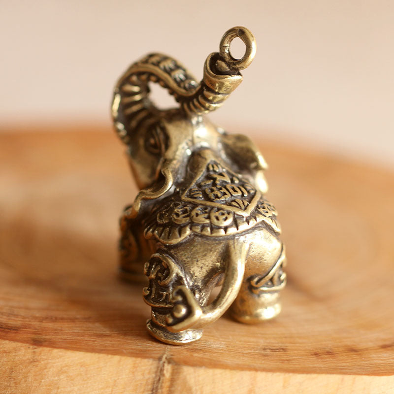 Wholesale Brass Creative Fuxiang Keychain Pendant