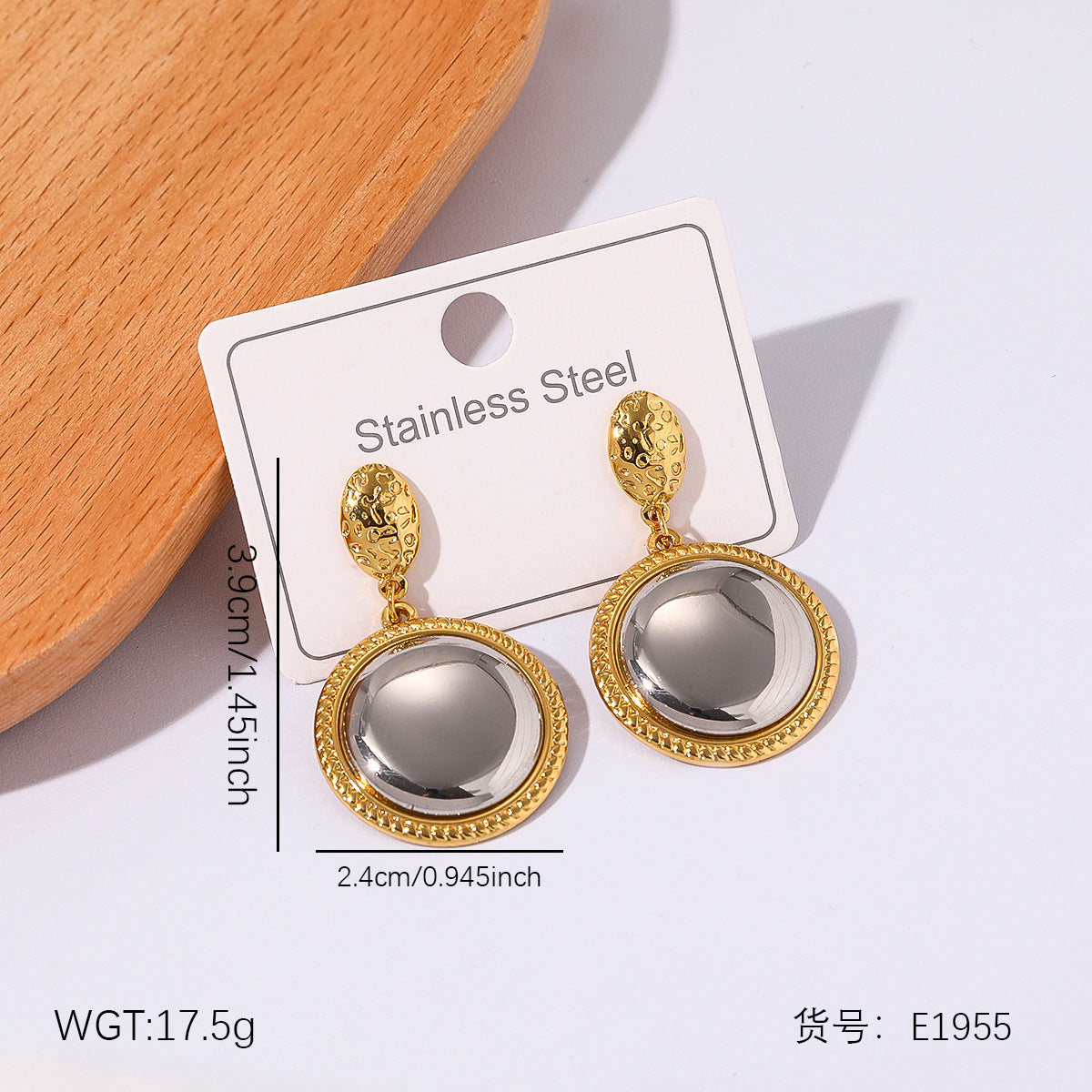 Wholesale Stainless steel stud earrings