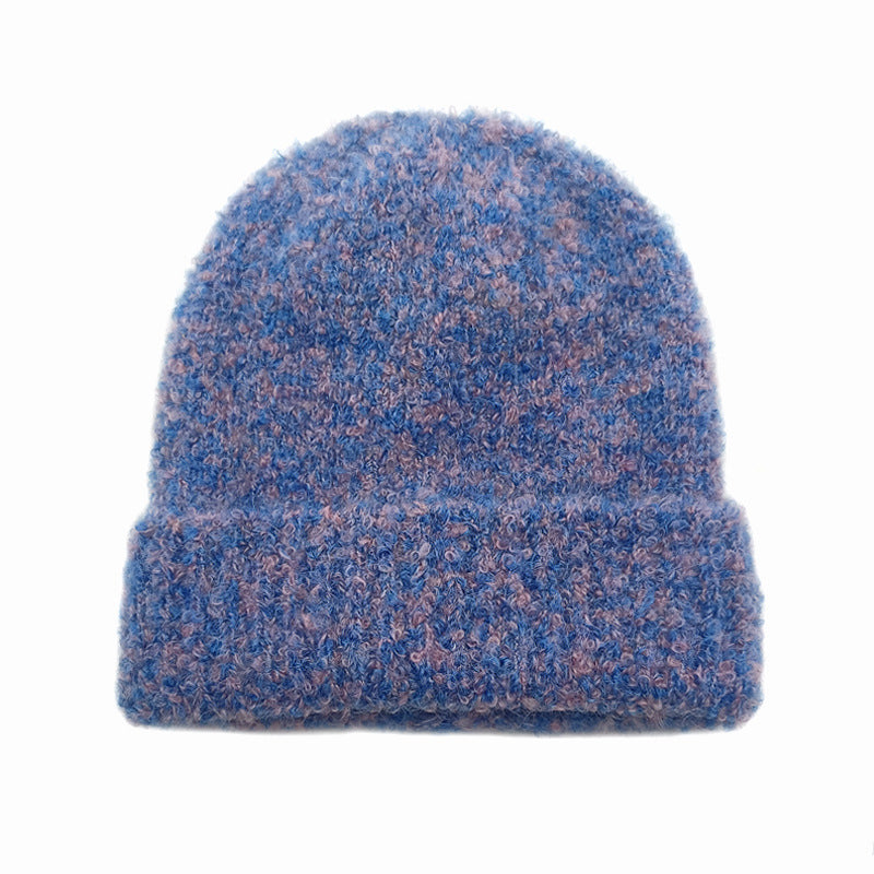 Wholesale Autumn and Winter Loose Thickened Warm Stacked Acrylic Wool Hat
