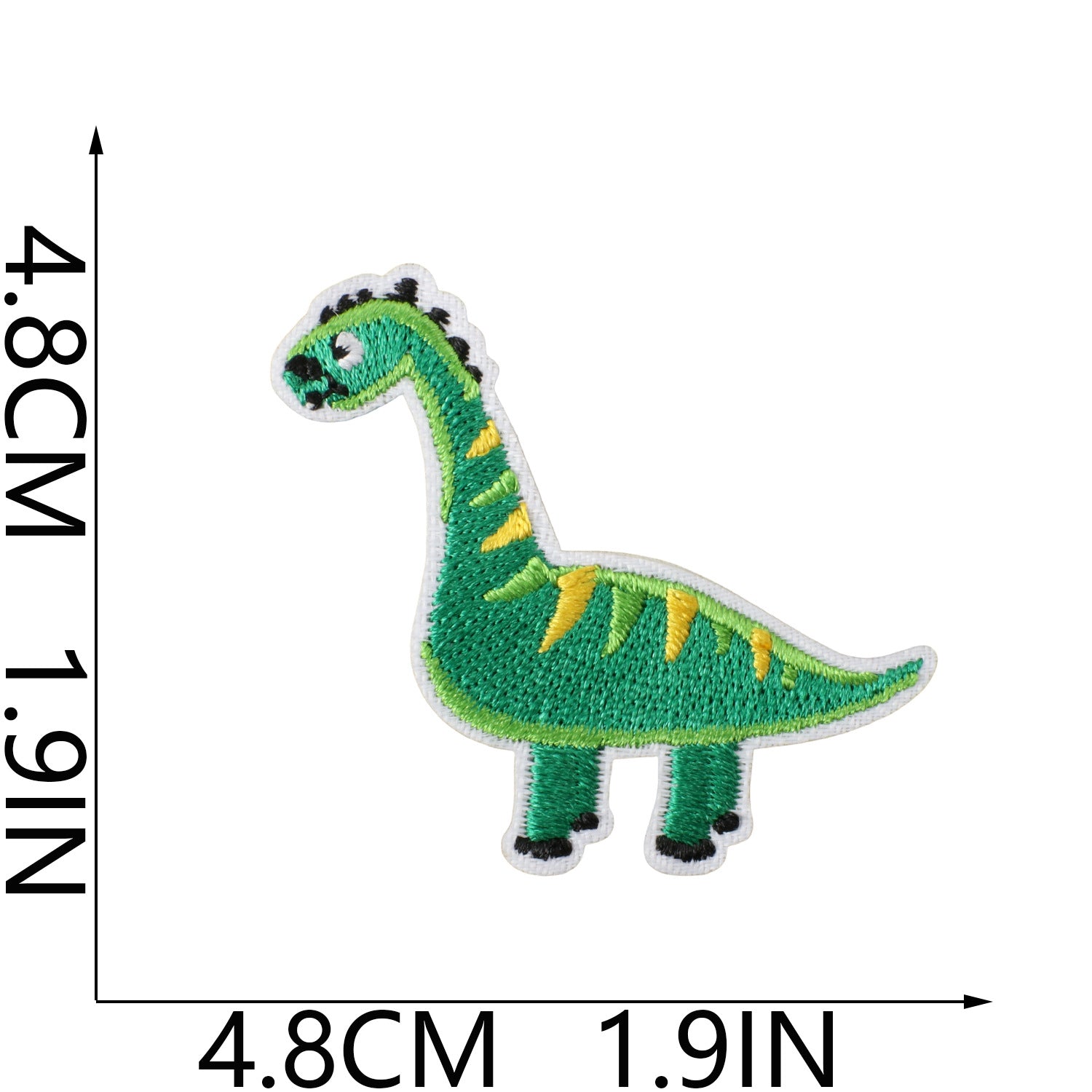 Wholesale Fashion Dinosaur Embroidered Iron On Patches For Kids Clothing Decorative Accent Gift