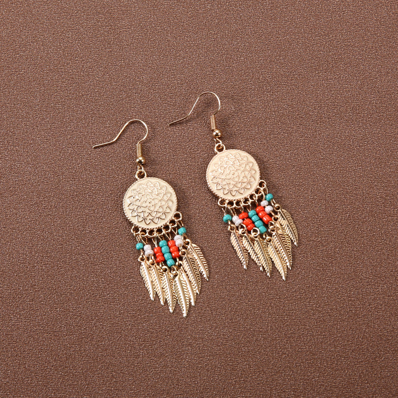 Wholesale Vintage Bohemian Tassel Earrings