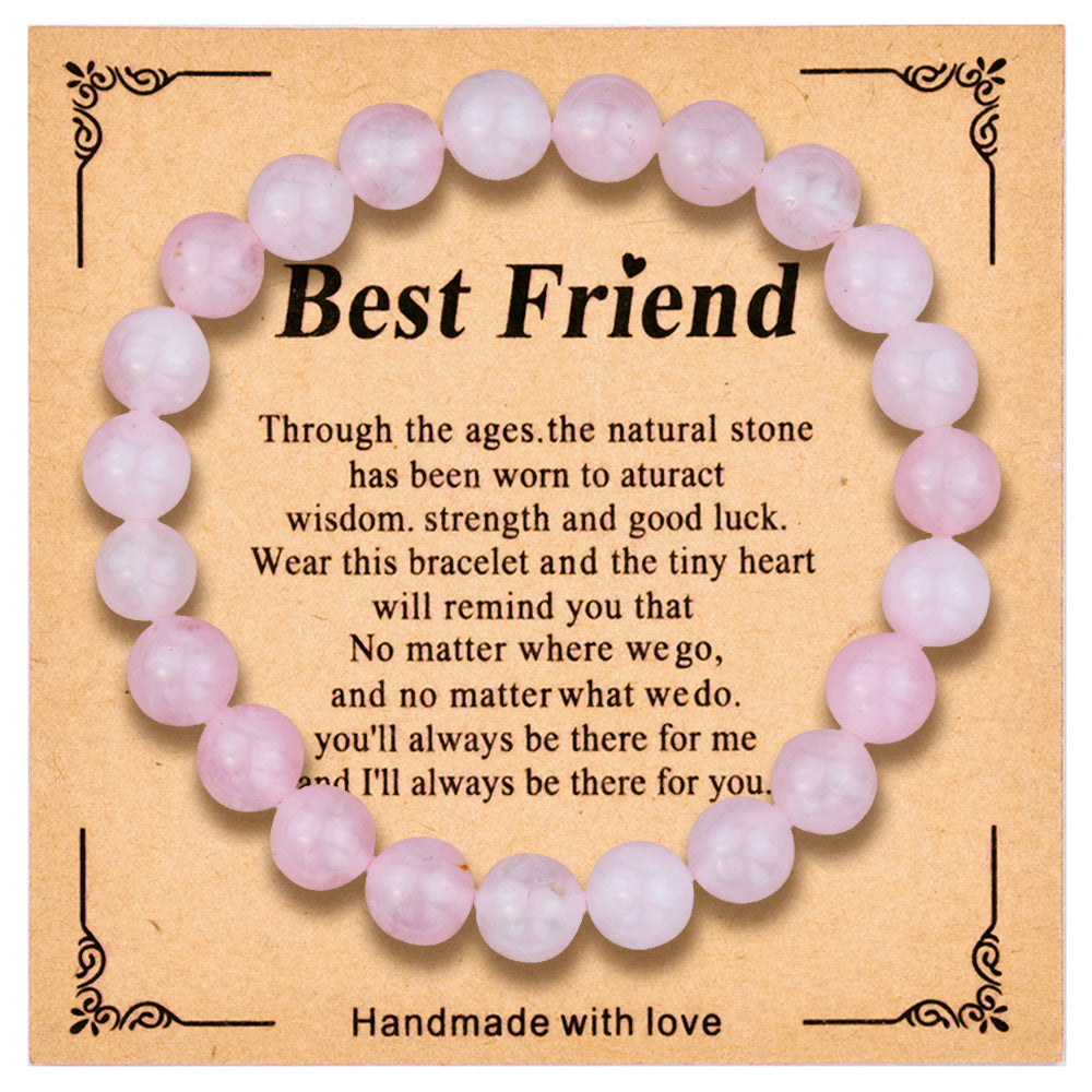 Wholesale  8mm colorful crystal beaded bracelet