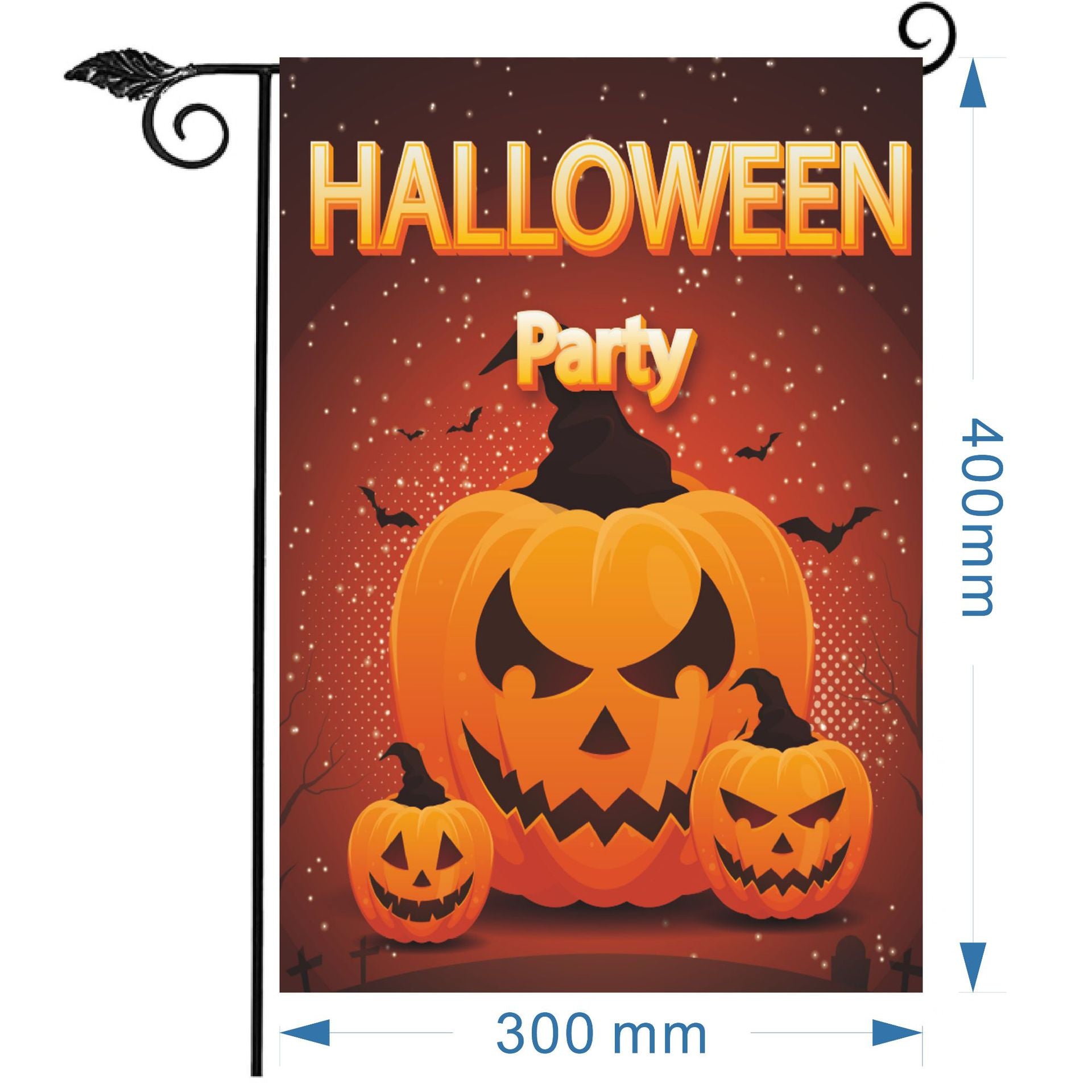 Wholesale Christmas garden flag linen print outdoor small flag yard decoration flag