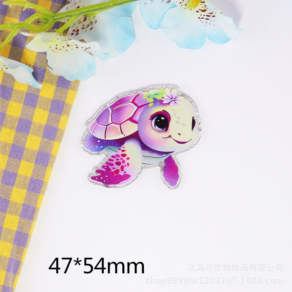 Wholesale 10pcs FlatBack Ocean Animal Acrylic Cute DIY Accessories