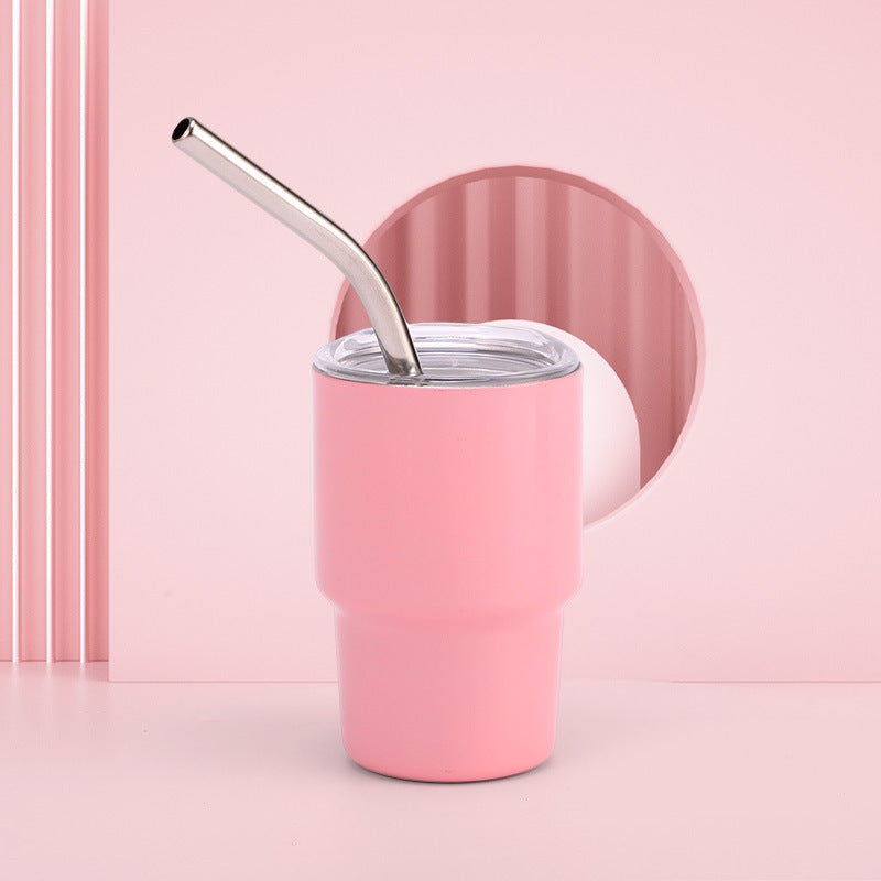 Wholesale Tumbler Ice Bullies Cup Stainless Steel Shot Glass 3oz Household Straw Cup Car Car Cup