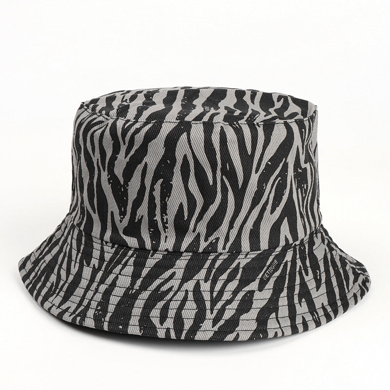 Wholesale Cotton Zebra Print Bucket Hat