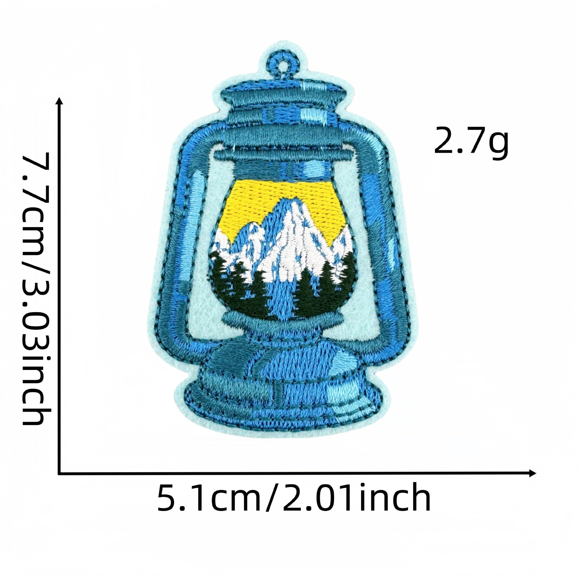 Wholesale  Cartoon Outdoor Scenery Embroidery Cloth DIY Patches Stickers