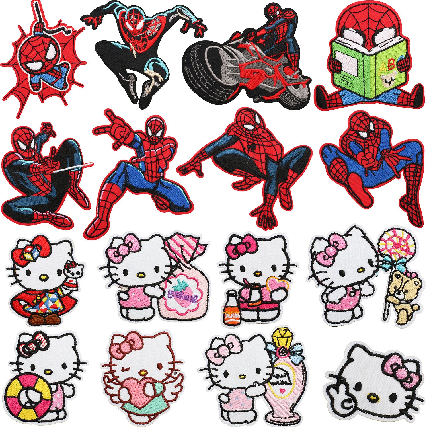 Wholesale Cute Cat Embroidery Patch Iron On Decorative Badge For Clothing Resale Gift OLY Exclusive