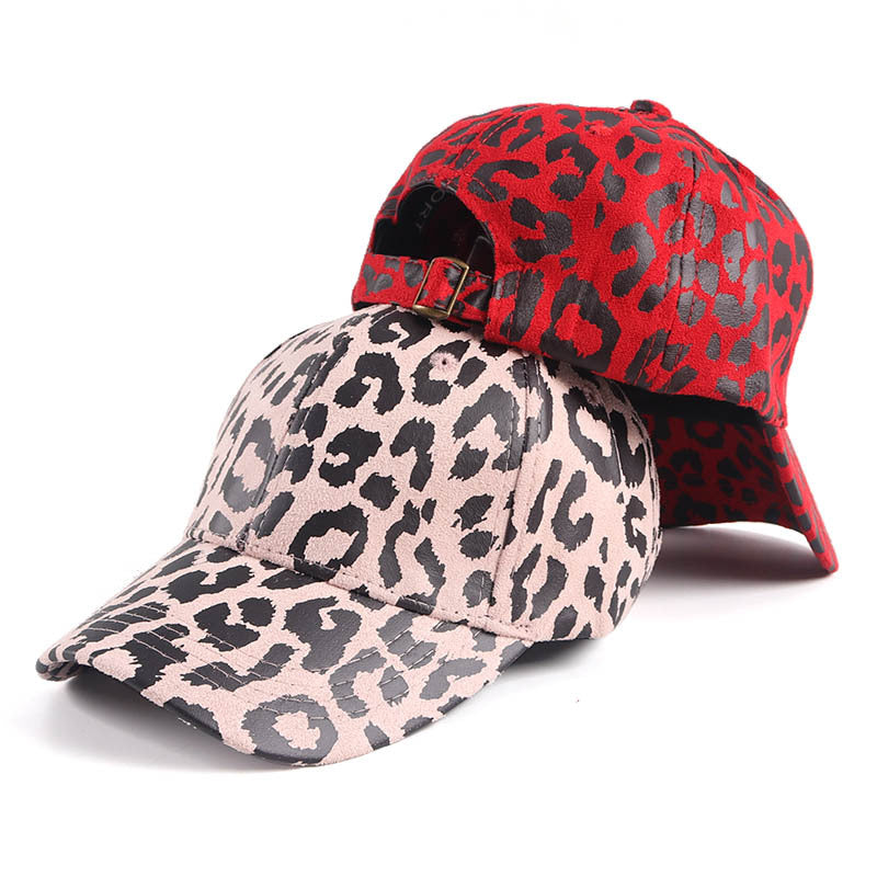 Capilla de béisbol para niños con estampado de leopardo de algodón al por mayor