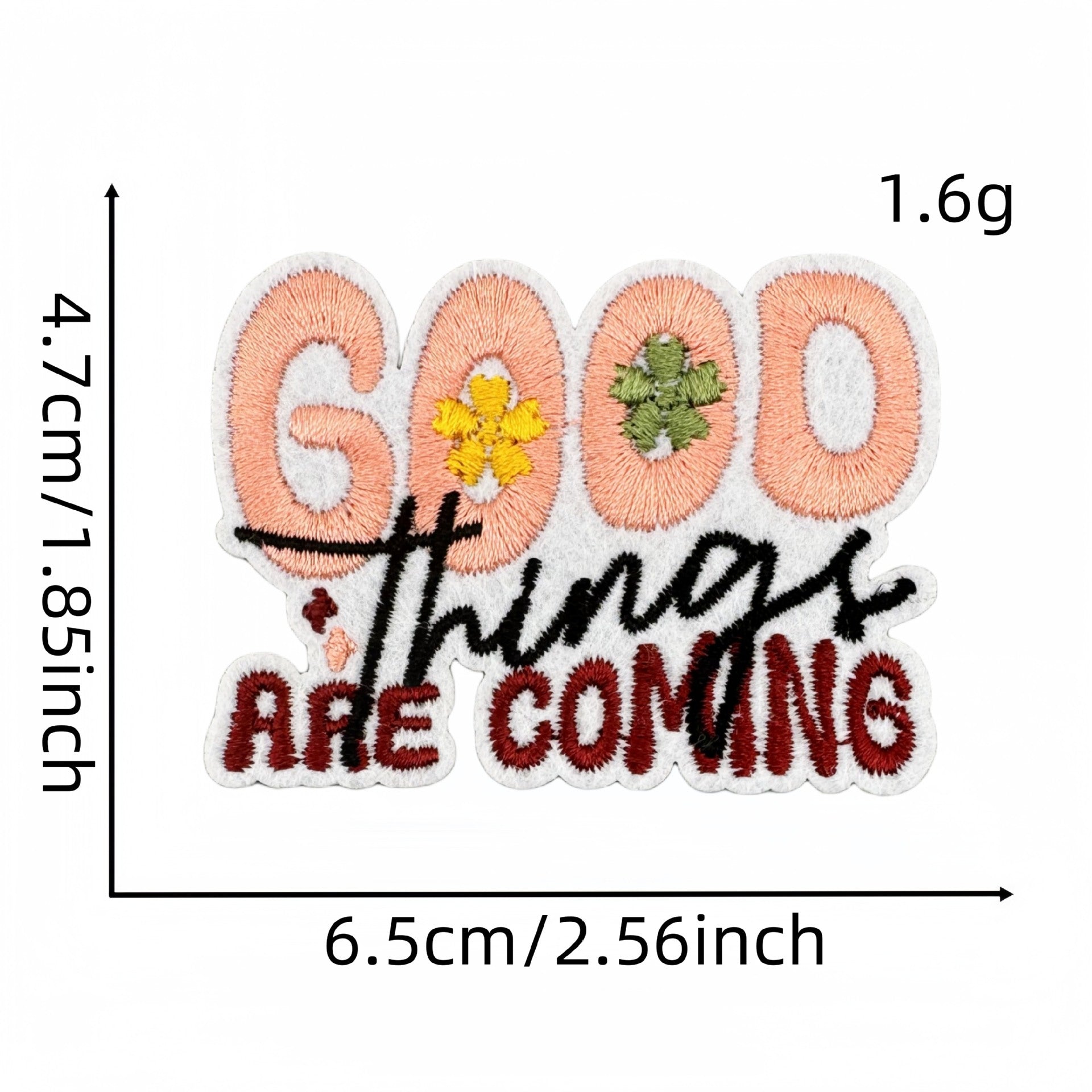 Wholesale Colorful English Letter Embroidered Iron On Patch Stylish Backpack Travel Decoration Gift
