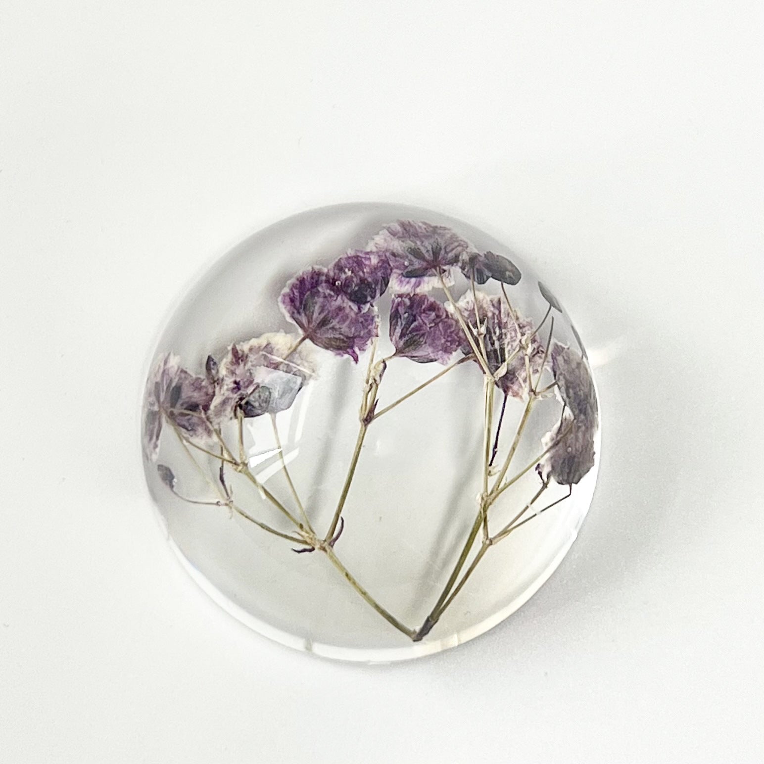 Wholesale 6pcs Creative 47mm Hemisphere Resin Crafts Embossed Ornaments