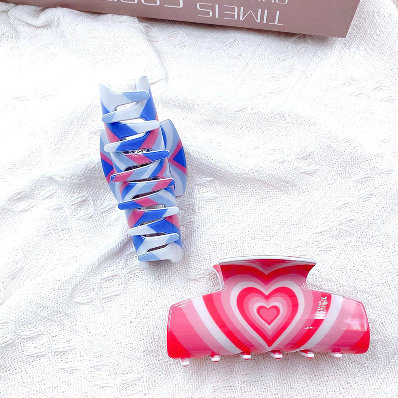 Wholesale Valentine's Day Love 8.7CM Acrylic Hair Clip