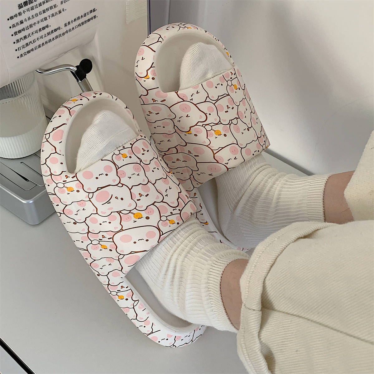 Zapatillas de plataforma suave de oso de verano de Eva al por mayor