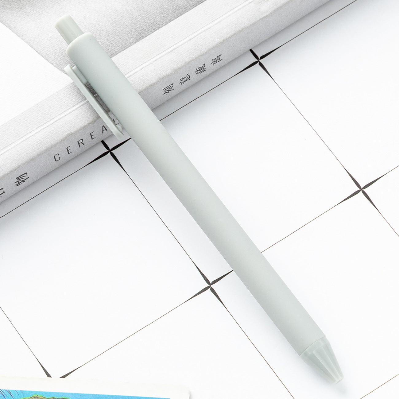 Whoelsale Candy Color Press Plastic Pen Gift Office Tools Teacher Gift