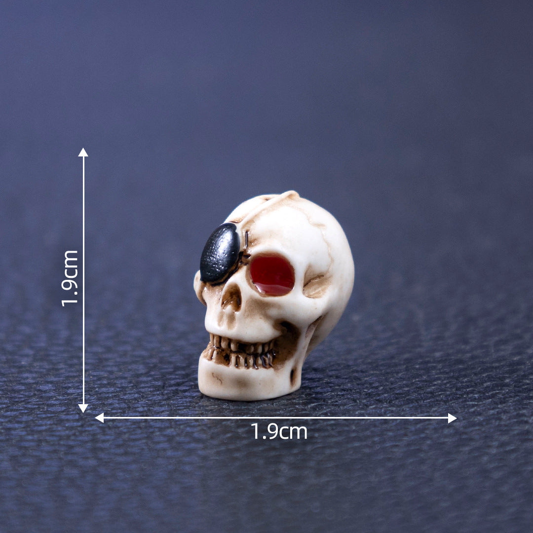Wholesale  skull DIY decoration accessories micro landscape desktop small ornaments