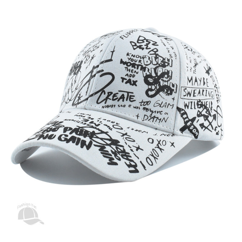 Wholesale Graffiti Print Baseball Cap