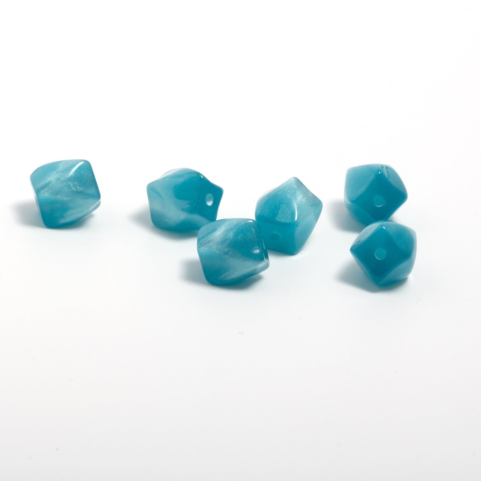 Wholesale 50pcs 10mm octagonal resin beads