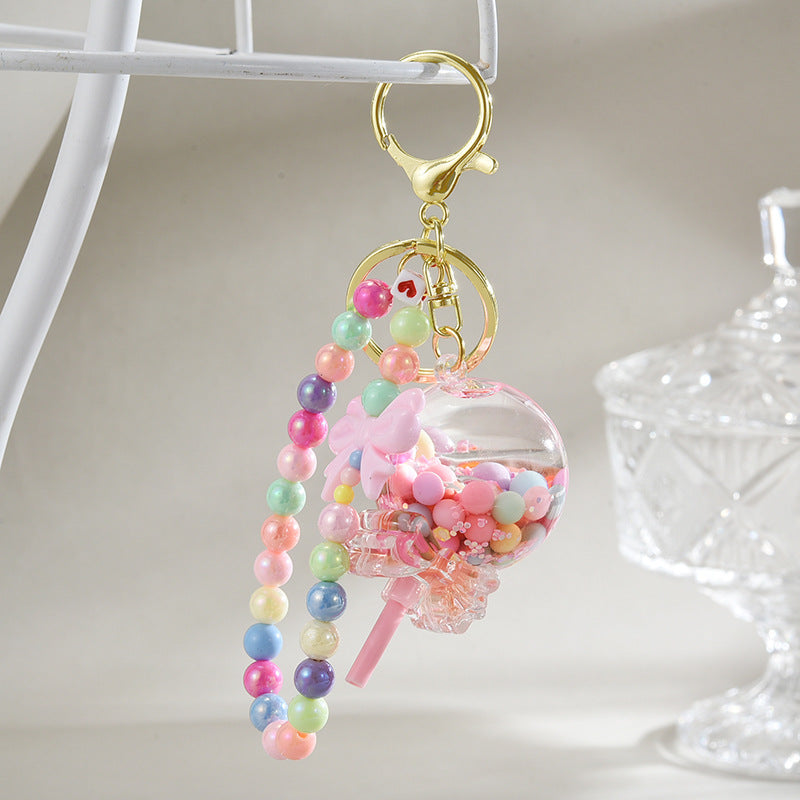Wholesale Bracelet Acrylic Oiled Lollipop Keychain