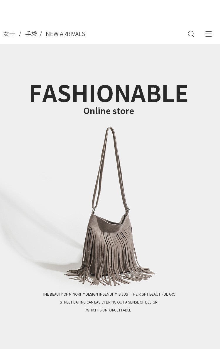 Wholesale Tassel Simple Popular Crossbody Bag