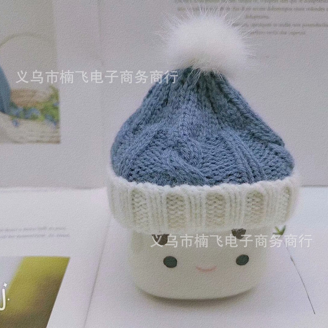 Wholesale 10pcs Cute Wool Hat Clothing Doll Accessories