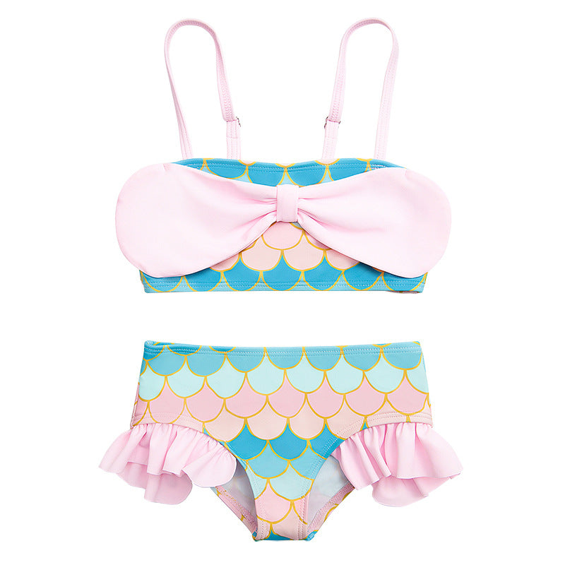Wholesale Mermaid Split Kids Swimwear