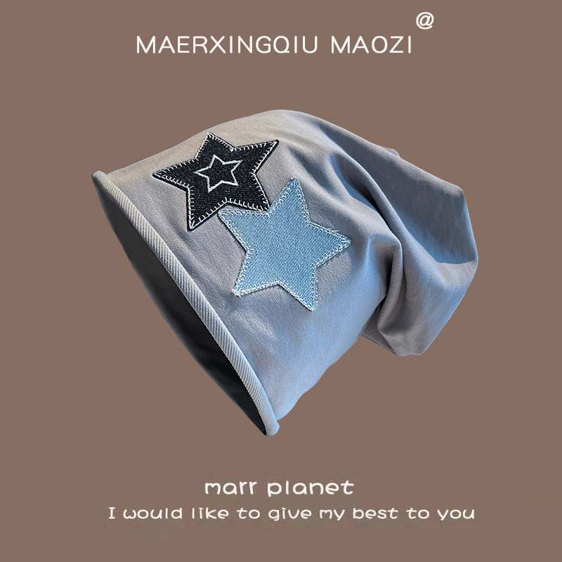 Wholesale American Style Pure Cotton Embroidered Star Pile Hat