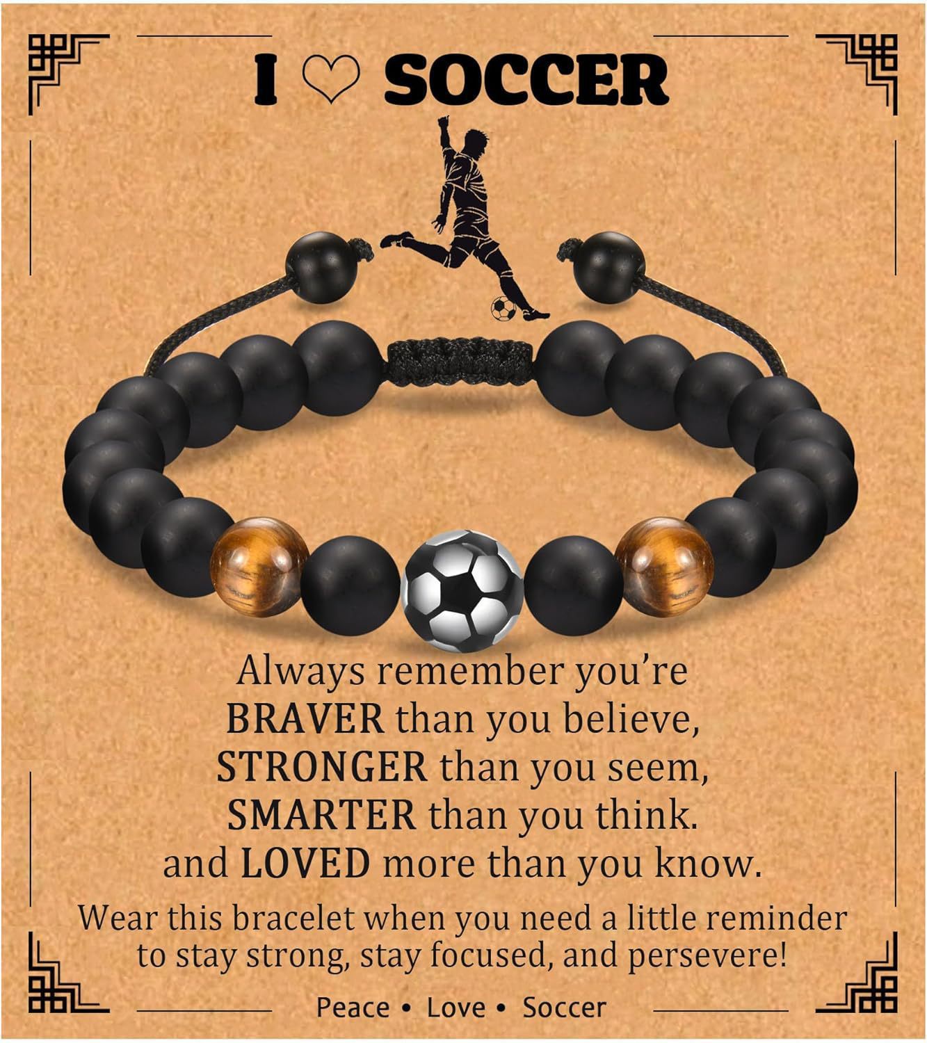 Wholesale Pink Spot Careless Eye Peach Heart Butterfly Natural Stone Bracelet