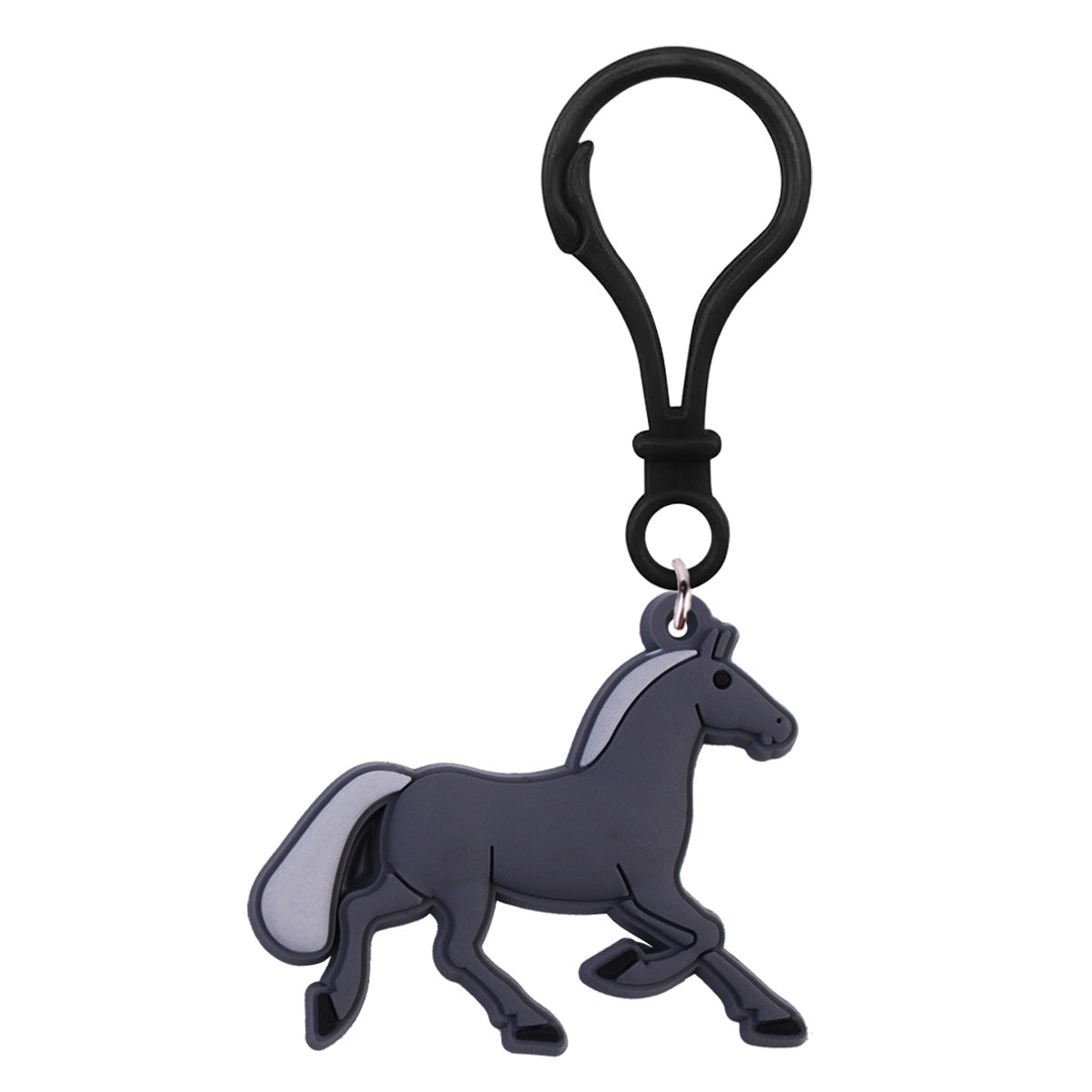 Wholesale 10pcs Galloping Horse Party Plastic Buckle Keychain