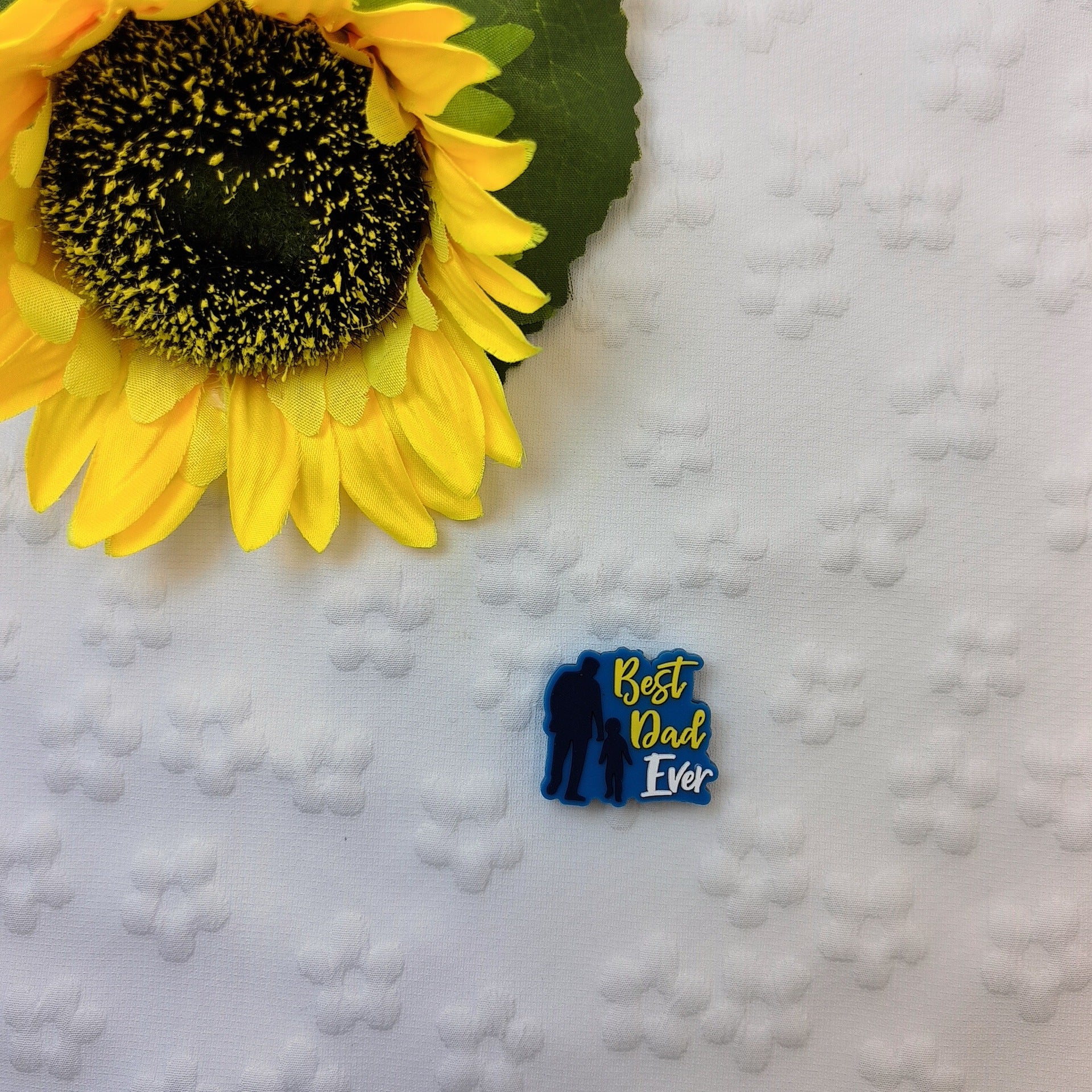 Wholesale New Cartoon Creative Father's Day Series Silicone Beads  10pcs/pack