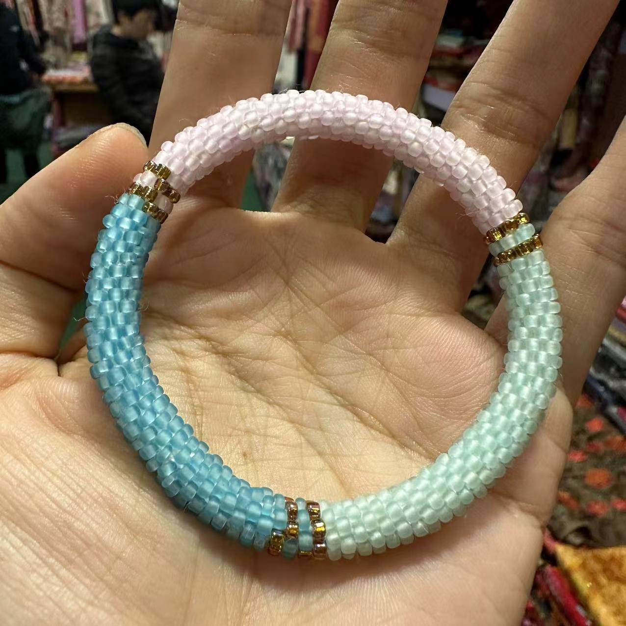 Wholesale Japanese Fragrance Diffuser Bohemian Rice Beads Versatile Bracelet