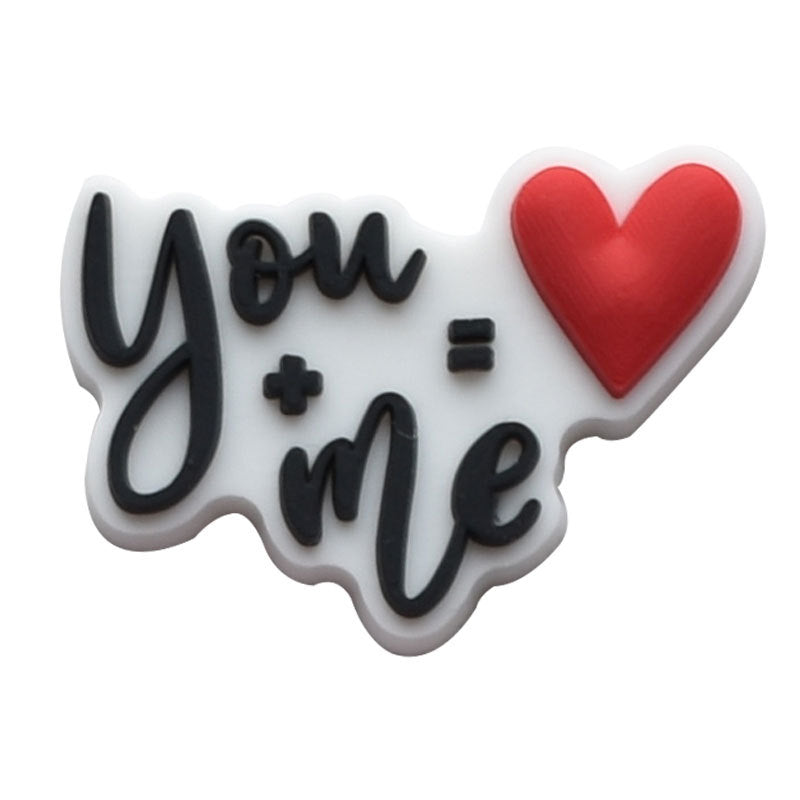 Wholesale Random 100pcs Red Valentine' s Day Series Croc Charms