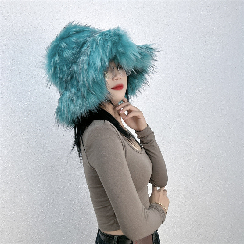 Wholesale Thick Imitation Fur Plush Hat