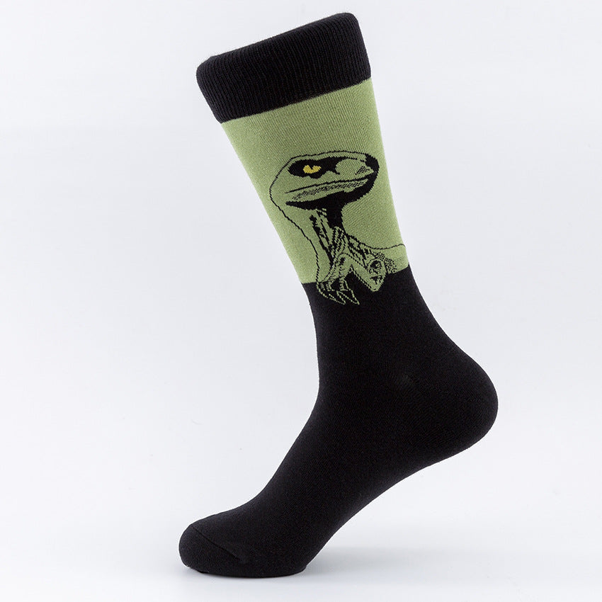 Wholesale Cotton Colored Cartoon Men's Stockings