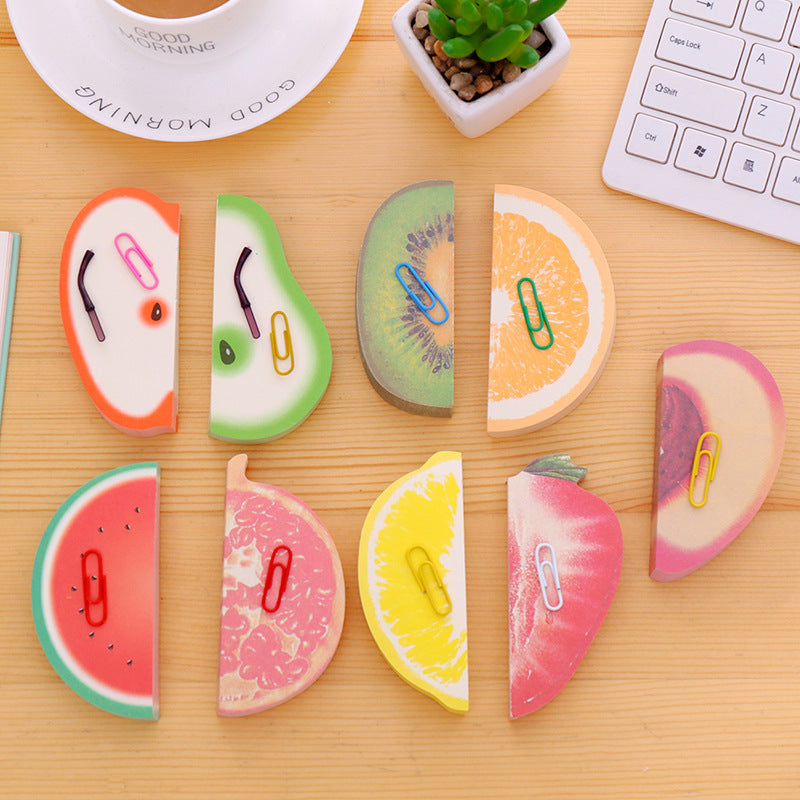 Wholesale Creative fruit shape 3D apple notepad