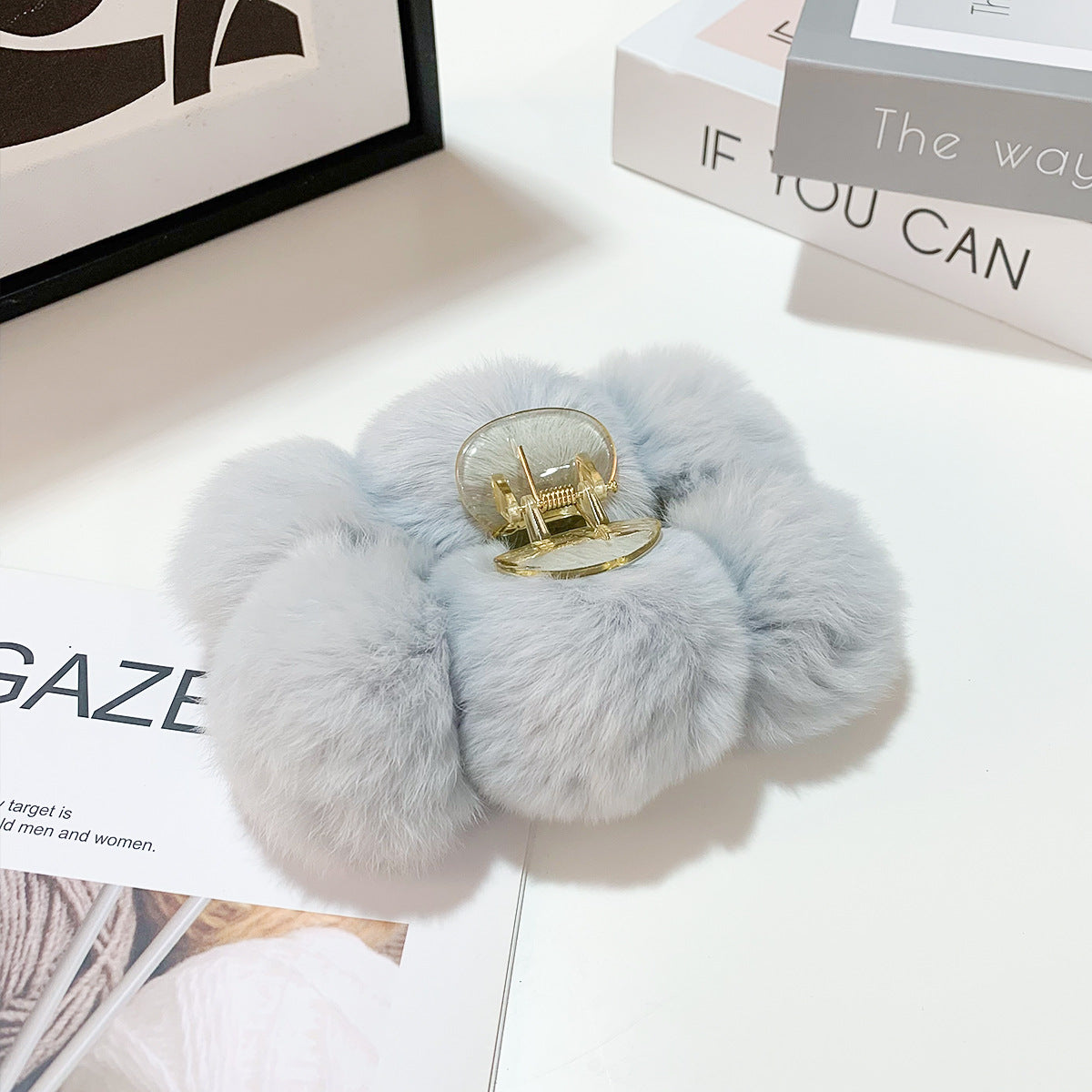 Wholesale Autumn and Winter Plush Hair Clips