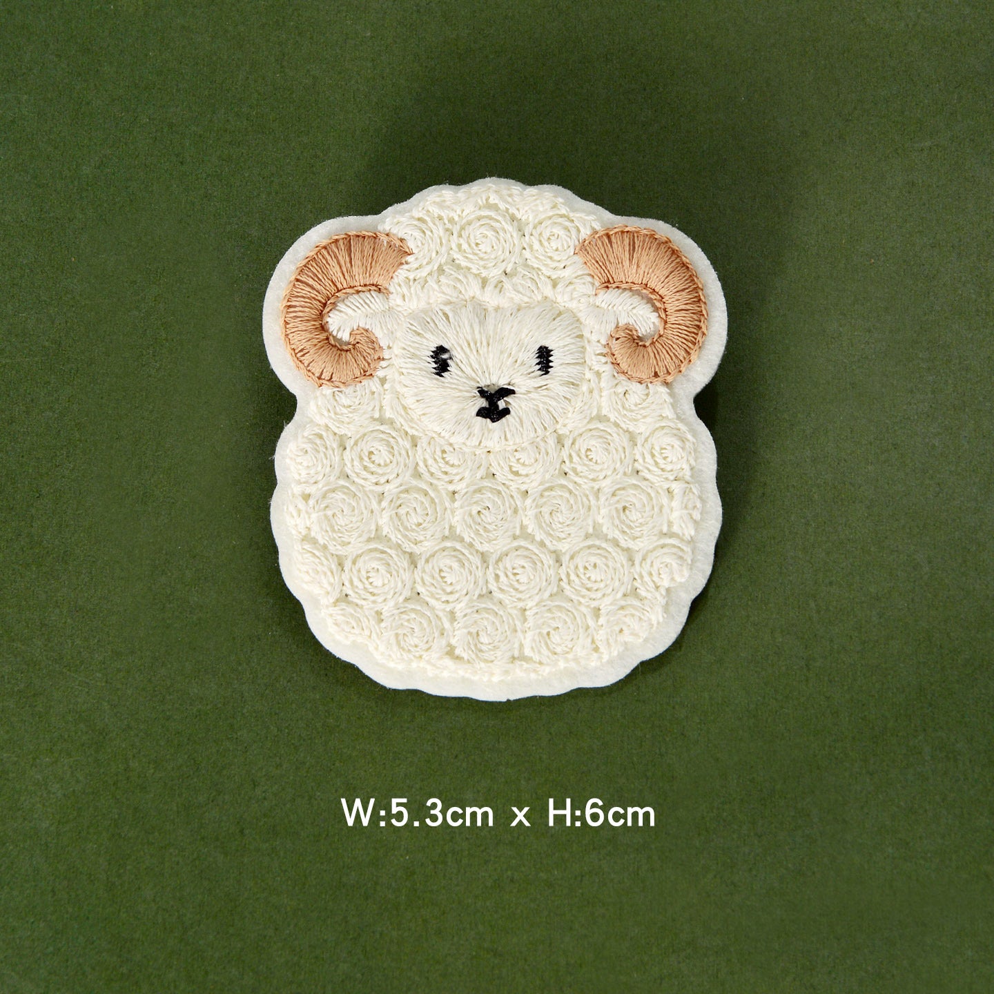 Wholesale Chic Embroidered Cartoon Sheep Patch Plush DIY Badge For Towel And Clothing Decoration