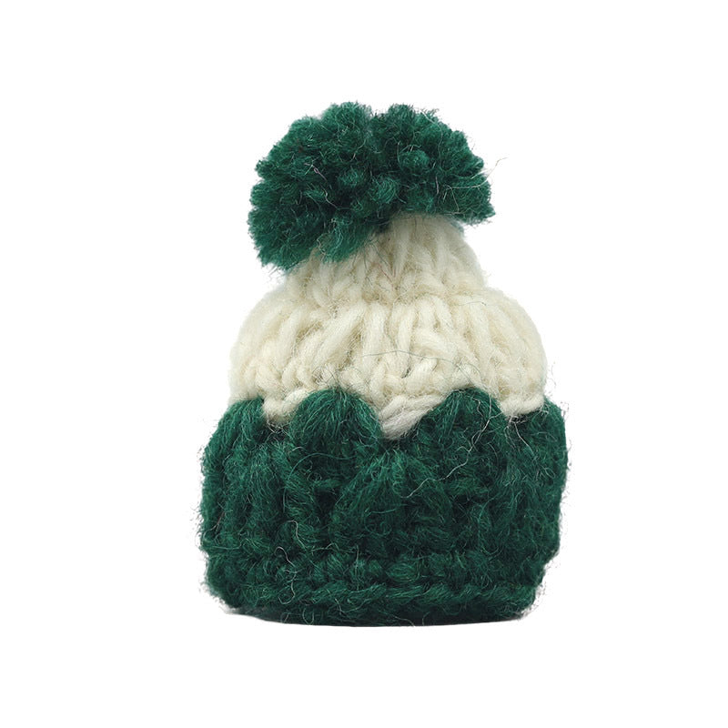 Wholesale 2pcs Cartoon Doll Woolen Hat Doll Accessories