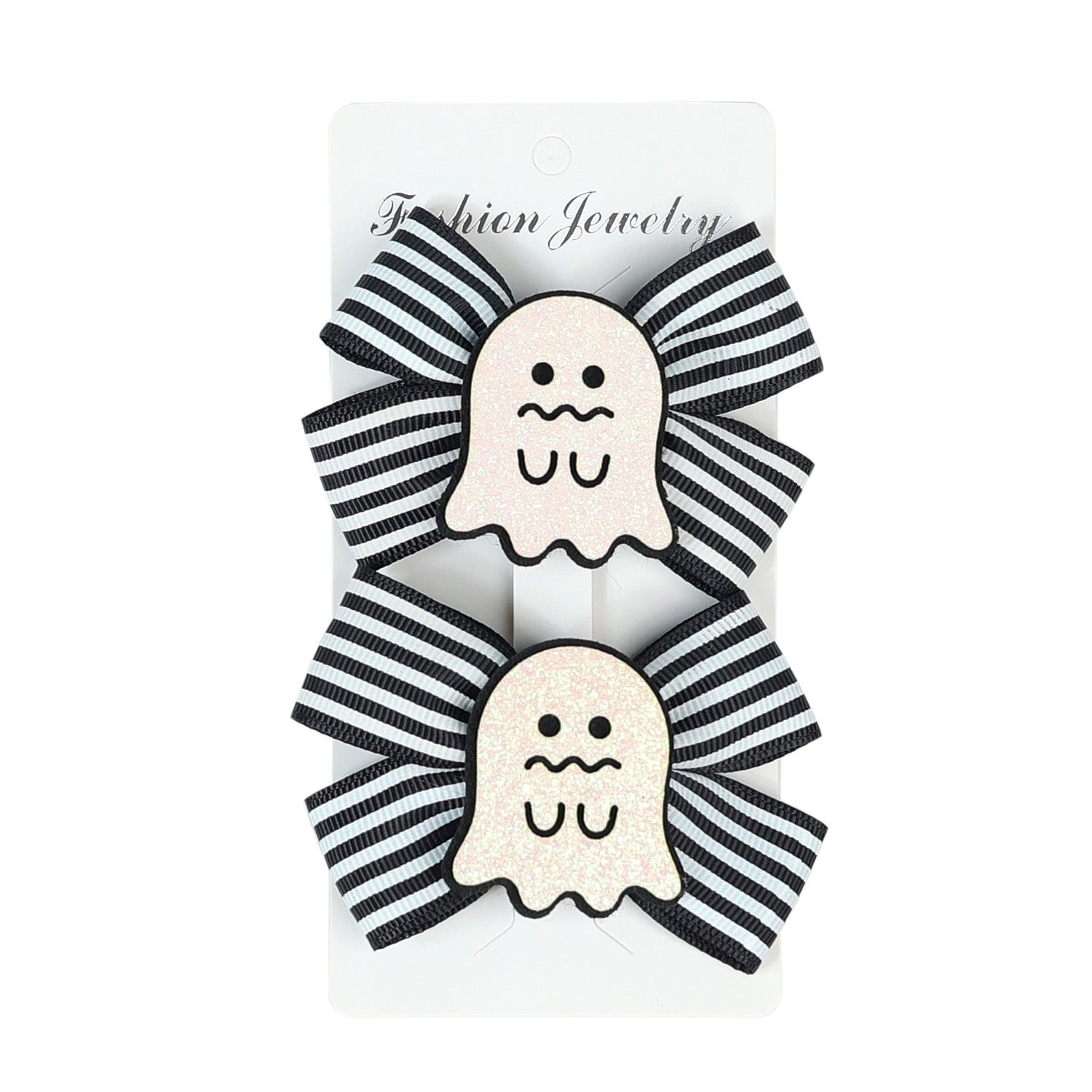 Wholesale Halloween Double Bow Duckbill Children's Hair Clip