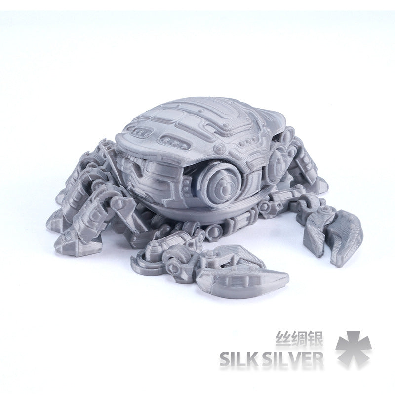 Wholesale 3D printed cyberpunk crab mechanical crab movable joint children' s gift toy