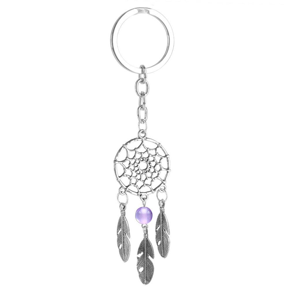 Wholesale Alloy Dream Catcher Metal Tassel Pendant Keychains