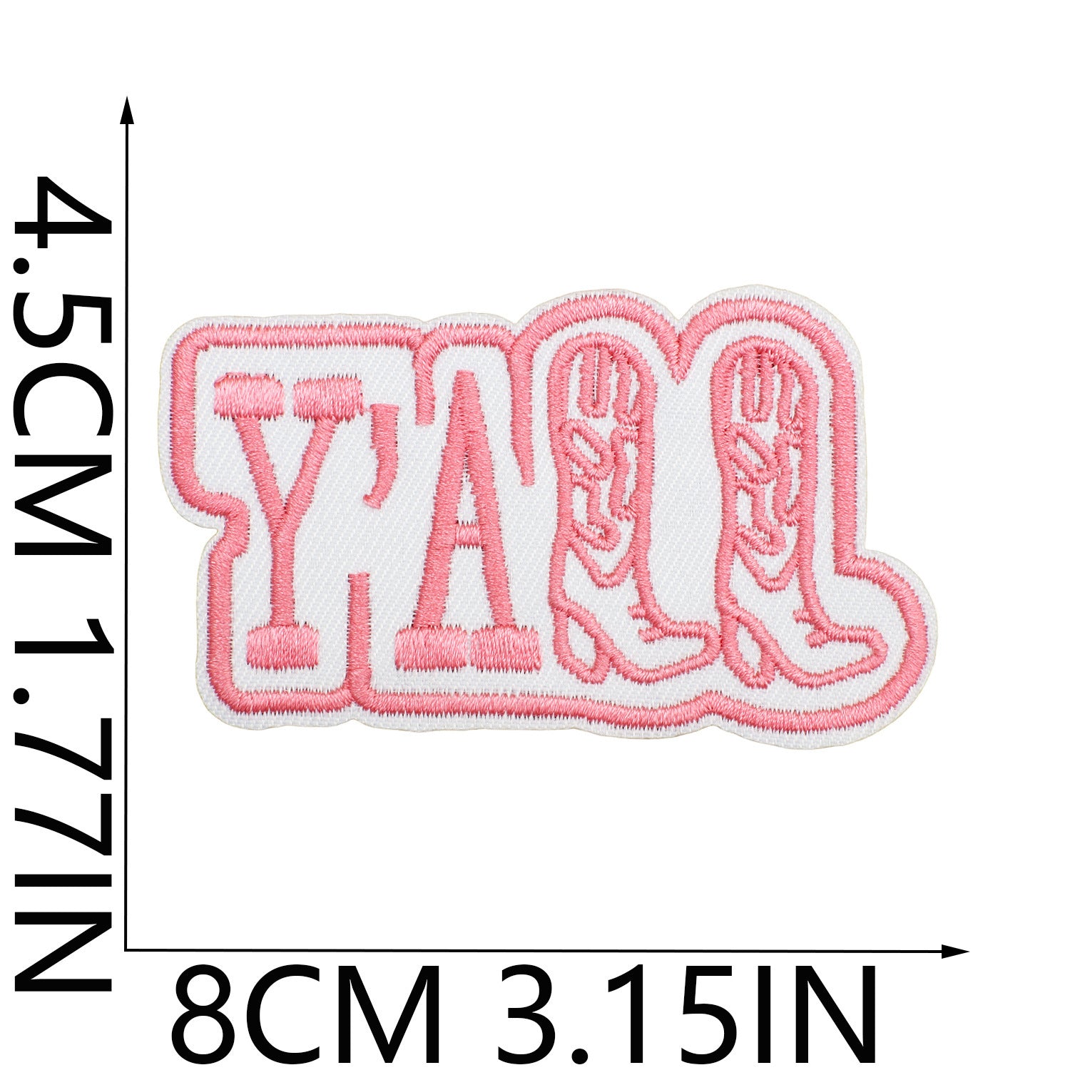 Wholesale Western Cowboy Iron On Embroidery Patch Cactus Cow Head Design Polyester Thread Decorative Clothing Accessory Boutique Gift