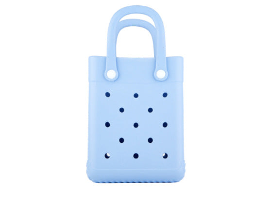 Wholesale EVA Fashion Waterproof Outdoor Storage Hole Mini Handbag